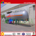 55.6 M3 Liquide Gaz LNG Tanktransport Semi Remorque Conteneur